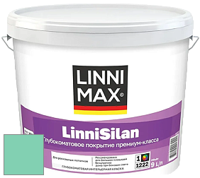 Краска LINNIMAX LinniSilan /ЛИННИМАКС ЛинниСилан (CAPAROL CAPASILAN) глубокоматовая краска цвет NCS S 1040-B90G 