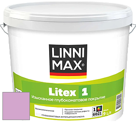 Краска LINNIMAX LITEX 1 / ЛИННИМАКС ЛИТЕКС 1 (CAPAROL SAMTEX 3) высокоэкологичная латексная краска цвет NCS S 1040-R40B 