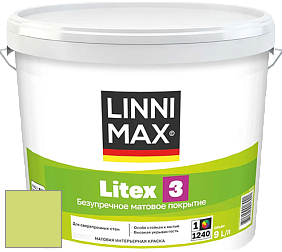 Краска LINNIMAX LITEX 3 / ЛИННИМАКС ЛИТЕКС 3 (ALPINA PREMIUM WAND) латексная краска цвет NCS S 0550-G50Y 