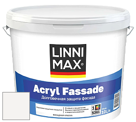 Краска LINNIMAX ACRYL FASSADE / ЛИННИМАКС АКРИЛ ФАССАДЕ (CAPAROL) акриловая фасадная краска цвет NCS S 0300-N 