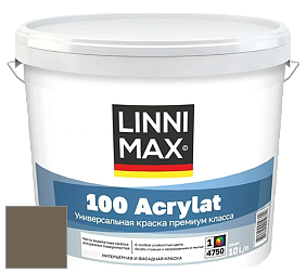Краска LINNIMAX 100 ACRYLAT / ЛИННИМАКС 100 АКРИЛАТ (CAPAROL AMPHIBOLIN) акриловая краска цвет Palazzo 130 