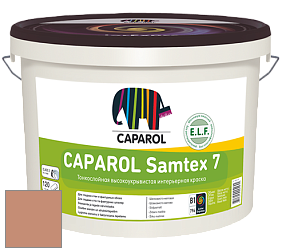 Краска CAPAROL Samtex 7 E.L.F. / КАПАРОЛ Самтекс 7 шелковисто-матовая краска цвет Aprico 105 