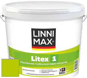 Краска LINNIMAX LITEX 1 / ЛИННИМАКС ЛИТЕКС 1 (CAPAROL SAMTEX 3) высокоэкологичная латексная краска цвет Laser 55 