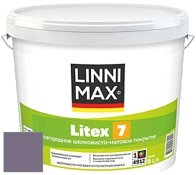 Краска LINNIMAX LITEX 7 / ЛИННИМАКС ЛИТЕКС 7  (CAPAROL SAMTEX 7) латексная краска цвет NCS S 5020-R50B 