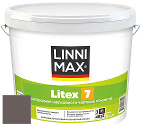 Краска LINNIMAX LITEX 7 / ЛИННИМАКС ЛИТЕКС 7  (CAPAROL SAMTEX 7) латексная краска цвет NCS S 7005-Y80R 