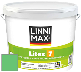 Краска LINNIMAX LITEX 7 / ЛИННИМАКС ЛИТЕКС 7  (CAPAROL SAMTEX 7) латексная краска цвет NCS S 0565-G10Y 