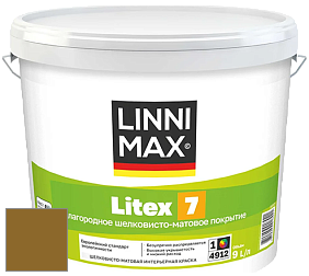Краска LINNIMAX LITEX 7 / ЛИННИМАКС ЛИТЕКС 7  (CAPAROL SAMTEX 7) латексная краска цвет Palazzo 275 