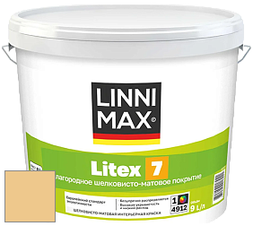 Краска LINNIMAX LITEX 7 / ЛИННИМАКС ЛИТЕКС 7  (CAPAROL SAMTEX 7) латексная краска цвет NCS S 1030-Y10R 