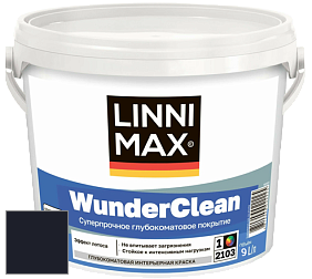 Краска LINNIMAX (CAPAROL) WUNDERCLEAN / ЛИННИМАКС ВУНДЕРКЛИН краска премиум-класса цвет RAL 5004 