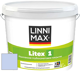 Краска LINNIMAX LITEX 1 / ЛИННИМАКС ЛИТЕКС 1 (CAPAROL SAMTEX 3) высокоэкологичная латексная краска цвет NCS S 0525-R70B 