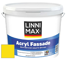 Краска LINNIMAX ACRYL FASSADE / ЛИННИМАКС АКРИЛ ФАССАДЕ (CAPAROL) акриловая фасадная краска цвет Citrus 95 