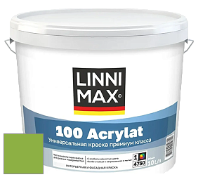 Краска LINNIMAX 100 ACRYLAT / ЛИННИМАКС 100 АКРИЛАТ (CAPAROL AMPHIBOLIN) акриловая краска цвет Pinie 100 