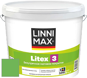 Краска LINNIMAX LITEX 3 / ЛИННИМАКС ЛИТЕКС 3 (ALPINA PREMIUM WAND) латексная краска цвет NCS S 1070-G20Y 
