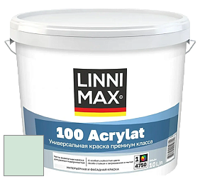 Краска LINNIMAX 100 ACRYLAT / ЛИННИМАКС 100 АКРИЛАТ (CAPAROL AMPHIBOLIN) акриловая краска цвет Malachit 90 