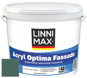 Краска LINNIMAX ACRYL OPTIMA FASSADE / ЛИННИМАКС АКРИЛ ОПТИМА ФАСАД (ALPINA) акриловая краска цвет NCS S 6020-B90G 