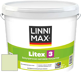 Краска LINNIMAX LITEX 3 / ЛИННИМАКС ЛИТЕКС 3 (ALPINA PREMIUM WAND) латексная краска цвет NCS S 0520-G40Y 