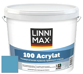 Краска LINNIMAX 100 ACRYLAT / ЛИННИМАКС 100 АКРИЛАТ (CAPAROL AMPHIBOLIN) акриловая краска цвет Coelin 105 
