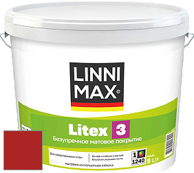 Краска LINNIMAX LITEX 3 / ЛИННИМАКС ЛИТЕКС 3 (ALPINA PREMIUM WAND) латексная краска цвет RAL 3000 