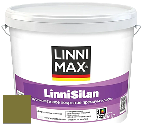 Краска LINNIMAX LinniSilan /ЛИННИМАКС ЛинниСилан (CAPAROL CAPASILAN) глубокоматовая краска цвет NCS S 4550-G60Y 