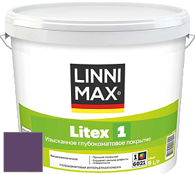 Краска LINNIMAX LITEX 1 / ЛИННИМАКС ЛИТЕКС 1 (CAPAROL SAMTEX 3) высокоэкологичная латексная краска цвет NCS S 5040-R50B 