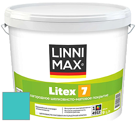 Краска LINNIMAX LITEX 7 / ЛИННИМАКС ЛИТЕКС 7  (CAPAROL SAMTEX 7) латексная краска цвет NCS S 1050-B40G 