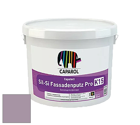 Краска Caparol Capatect Fassadenputz Sil-Si Pro / Капарол Капатек штукатурка структурная камешковая 25 кг. цвет Viola 45 