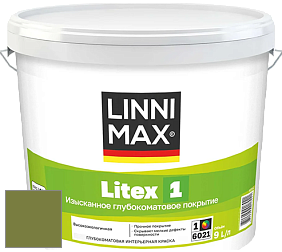 Краска LINNIMAX LITEX 1 / ЛИННИМАКС ЛИТЕКС 1 (CAPAROL SAMTEX 3) высокоэкологичная латексная краска цвет NCS S 4050-G50Y 