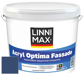 Краска LINNIMAX ACRYL OPTIMA FASSADE / ЛИННИМАКС АКРИЛ ОПТИМА ФАСАД (ALPINA) акриловая краска цвет RAL 5000 