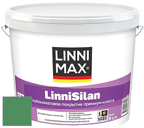 Краска LINNIMAX LinniSilan /ЛИННИМАКС ЛинниСилан (CAPAROL CAPASILAN) глубокоматовая краска цвет NCS S 3050-G10Y 