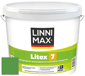 Краска LINNIMAX LITEX 7 / ЛИННИМАКС ЛИТЕКС 7  (CAPAROL SAMTEX 7) латексная краска цвет Oase 130 