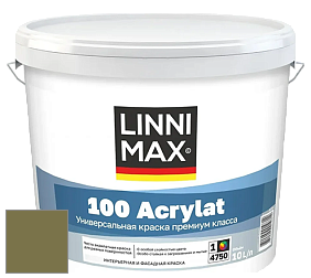 Краска LINNIMAX 100 ACRYLAT / ЛИННИМАКС 100 АКРИЛАТ (CAPAROL AMPHIBOLIN) акриловая краска цвет Melisse 65 