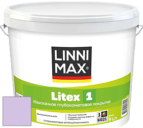 Краска LINNIMAX LITEX 1 / ЛИННИМАКС ЛИТЕКС 1 (CAPAROL SAMTEX 3) высокоэкологичная латексная краска цвет NCS S 0530-R50B 
