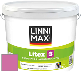 Краска LINNIMAX LITEX 3 / ЛИННИМАКС ЛИТЕКС 3 (ALPINA PREMIUM WAND) латексная краска цвет NCS S 1060-R30B 