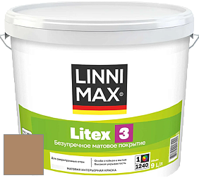 Краска LINNIMAX LITEX 3 / ЛИННИМАКС ЛИТЕКС 3 (ALPINA PREMIUM WAND) латексная краска цвет Siena 75 