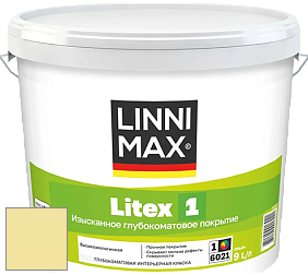 Краска LINNIMAX LITEX 1 / ЛИННИМАКС ЛИТЕКС 1 (CAPAROL SAMTEX 3) высокоэкологичная латексная краска цвет Citrus 85 