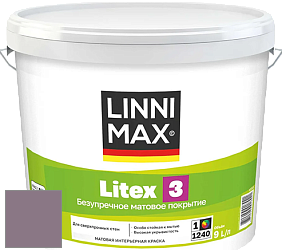 Краска LINNIMAX LITEX 3 / ЛИННИМАКС ЛИТЕКС 3 (ALPINA PREMIUM WAND) латексная краска цвет Viola 40 