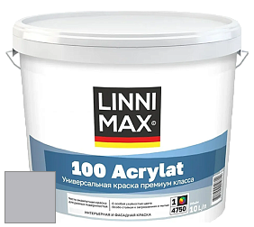 Краска LINNIMAX 100 ACRYLAT / ЛИННИМАКС 100 АКРИЛАТ (CAPAROL AMPHIBOLIN) акриловая краска цвет Aquarell 10 