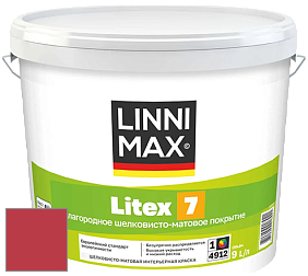 Краска LINNIMAX LITEX 7 / ЛИННИМАКС ЛИТЕКС 7  (CAPAROL SAMTEX 7) латексная краска цвет NCS S 1080-R 