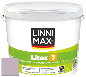 Краска LINNIMAX LITEX 7 / ЛИННИМАКС ЛИТЕКС 7  (CAPAROL SAMTEX 7) латексная краска цвет Viola 50 