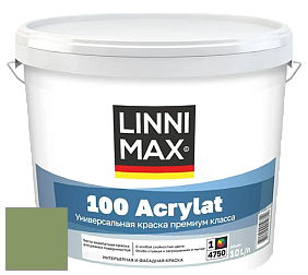Краска LINNIMAX 100 ACRYLAT / ЛИННИМАКС 100 АКРИЛАТ (CAPAROL AMPHIBOLIN) акриловая краска цвет Amazonas 12 
