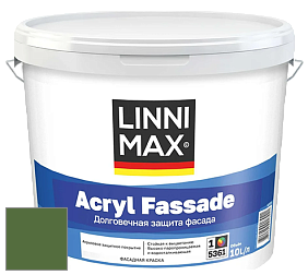Краска LINNIMAX ACRYL FASSADE / ЛИННИМАКС АКРИЛ ФАССАДЕ (CAPAROL) акриловая фасадная краска цвет NCS S 4550-G30Y 