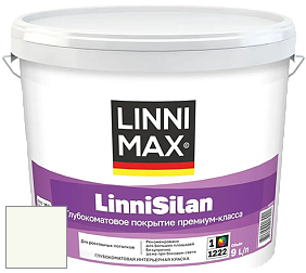 Краска LINNIMAX LinniSilan /ЛИННИМАКС ЛинниСилан (CAPAROL CAPASILAN) глубокоматовая краска цвет RAL 9010 