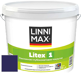 Краска LINNIMAX LITEX 1 / ЛИННИМАКС ЛИТЕКС 1 (CAPAROL SAMTEX 3) высокоэкологичная латексная краска цвет RAL 5022 