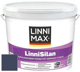 Краска LINNIMAX LinniSilan /ЛИННИМАКС ЛинниСилан (CAPAROL CAPASILAN) глубокоматовая краска цвет NCS S 7020-R70B 
