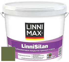 Краска LINNIMAX LinniSilan /ЛИННИМАКС ЛинниСилан (CAPAROL CAPASILAN) глубокоматовая краска цвет NCS S 5040-G40Y 