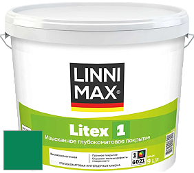 Краска LINNIMAX LITEX 1 / ЛИННИМАКС ЛИТЕКС 1 (CAPAROL SAMTEX 3) высокоэкологичная латексная краска цвет NCS S 3060-G 