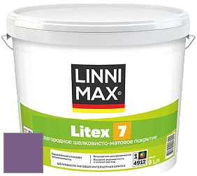 Краска LINNIMAX LITEX 7 / ЛИННИМАКС ЛИТЕКС 7  (CAPAROL SAMTEX 7) латексная краска цвет NCS S 4040-R50B 