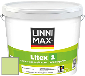 Краска LINNIMAX LITEX 1 / ЛИННИМАКС ЛИТЕКС 1 (CAPAROL SAMTEX 3) высокоэкологичная латексная краска цвет NCS S 0540-G40Y 