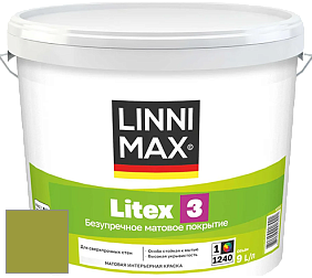 Краска LINNIMAX LITEX 3 / ЛИННИМАКС ЛИТЕКС 3 (ALPINA PREMIUM WAND) латексная краска цвет Tundra 125 