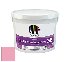 Краска Caparol Capatect Fassadenputz Sil-Si Pro / Капарол Капатек штукатурка структурная камешковая 25 кг. цвет Flamenco 145 